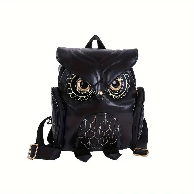 Hoot-tastic Gothic Owl Backpack for Everyday Adventure!