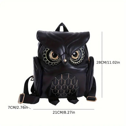 Hoot-tastic Gothic Owl Backpack for Everyday Adventure!