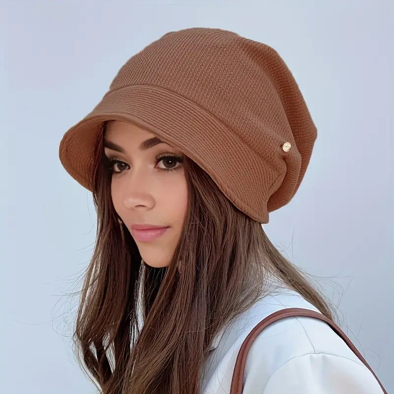 Cozy Knitted Ear Protection Hat for Chic Travels