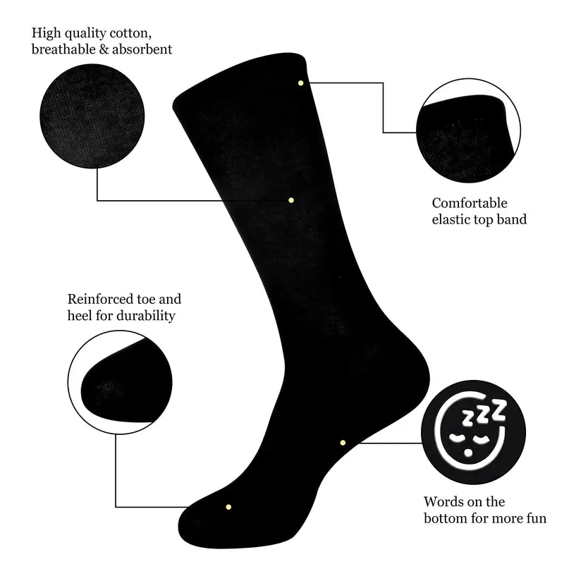 Resting Eyes Funny Socks: Perfect Gift for Dad!