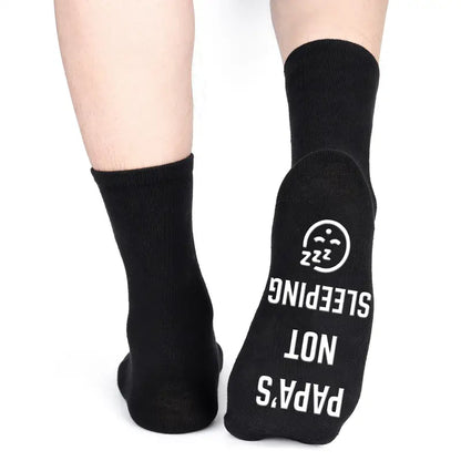 Resting Eyes Funny Socks: Perfect Gift for Dad!