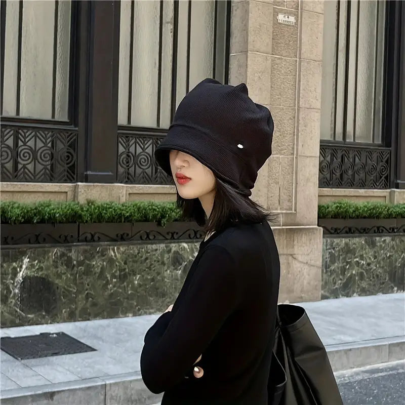 Cozy Knitted Ear Protection Hat for Chic Travels