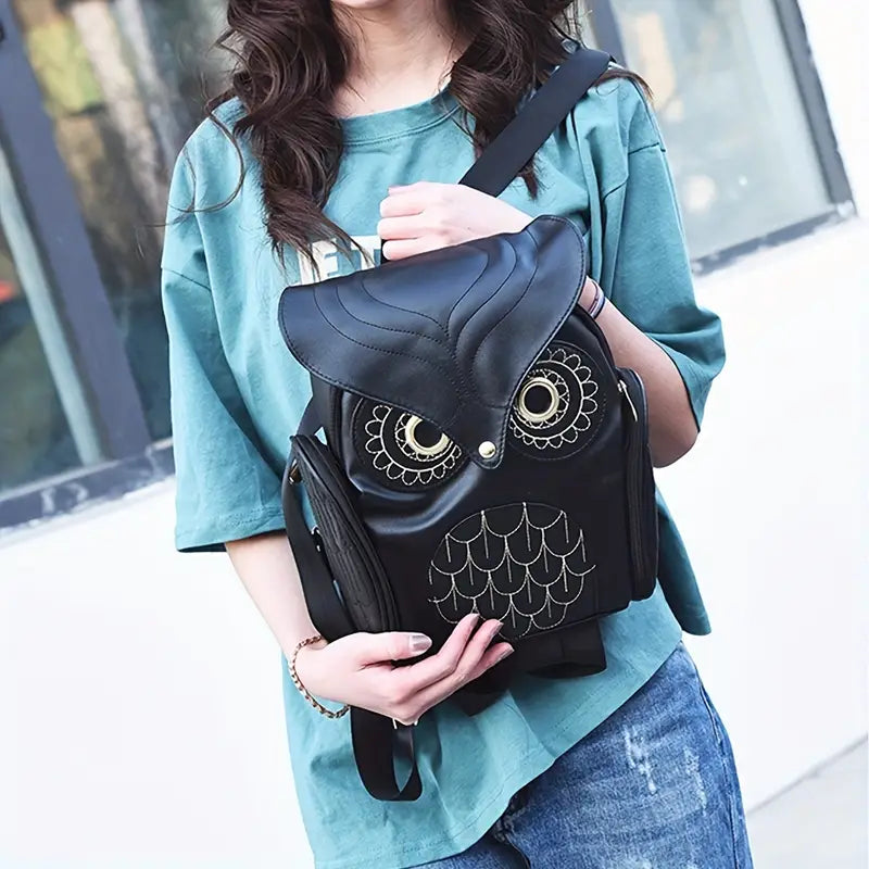 Hoot-tastic Gothic Owl Backpack for Everyday Adventure!