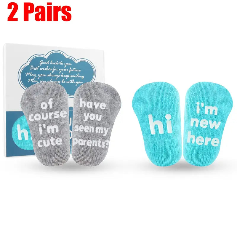 4 Pairs Baby Boys Cartoon Socks – Soft, Breathable & Adorable for 0-12 Months