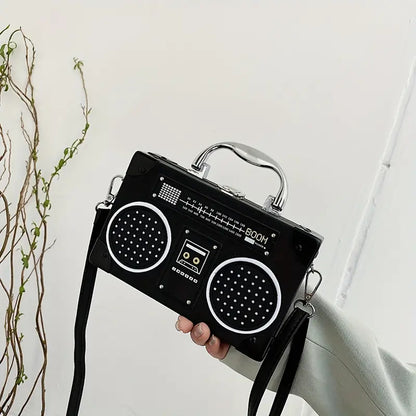 Retro Radio Crossbody Bag – Chic and Stylish!