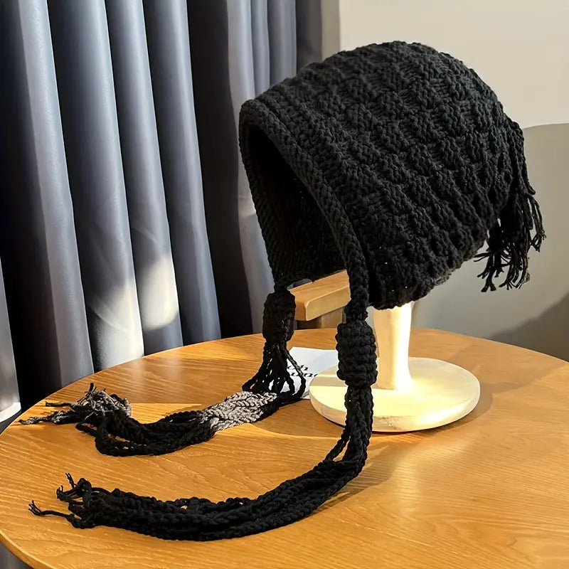 Cozy Knit Ear-Warming Hat for Winter Chic