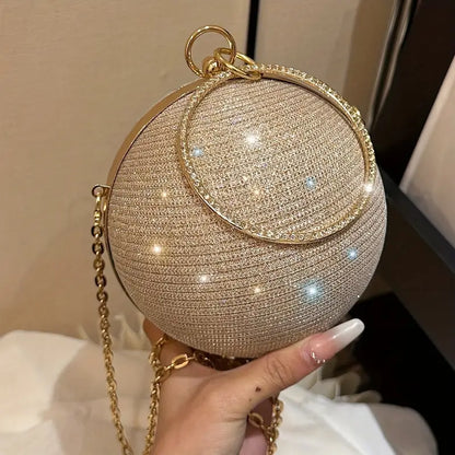 Glimmering Mini Glitter Evening Clutch for Glam Nights