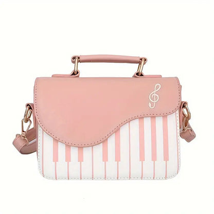 Piano-Inspired Shoulder Bag – Playful Style Anywhere!