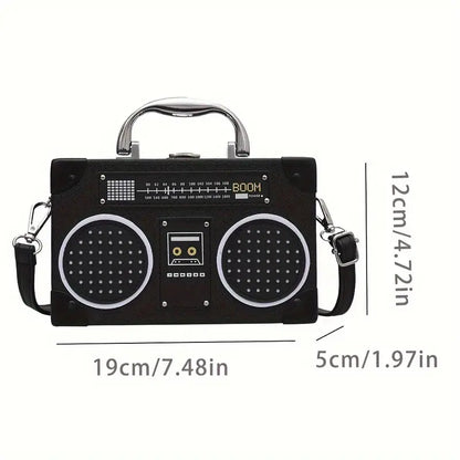 Retro Radio Crossbody Bag – Chic and Stylish!