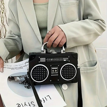 Retro Radio Crossbody Bag – Chic and Stylish!