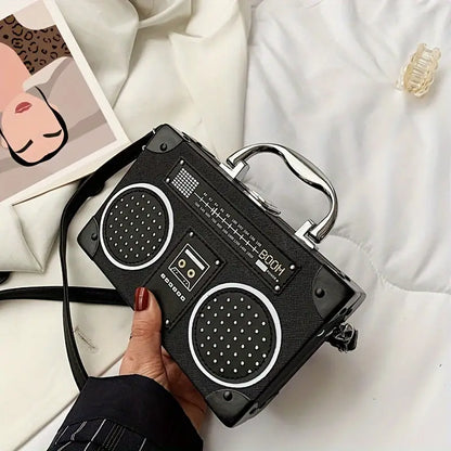 Retro Radio Crossbody Bag – Chic and Stylish!