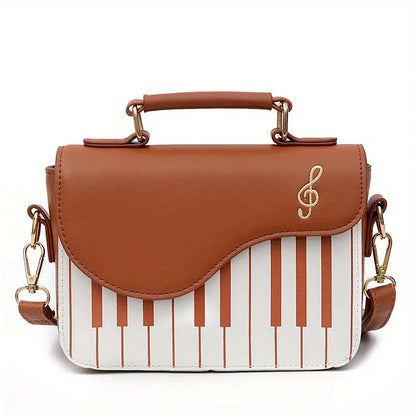 Piano-Inspired Shoulder Bag – Playful Style Anywhere!