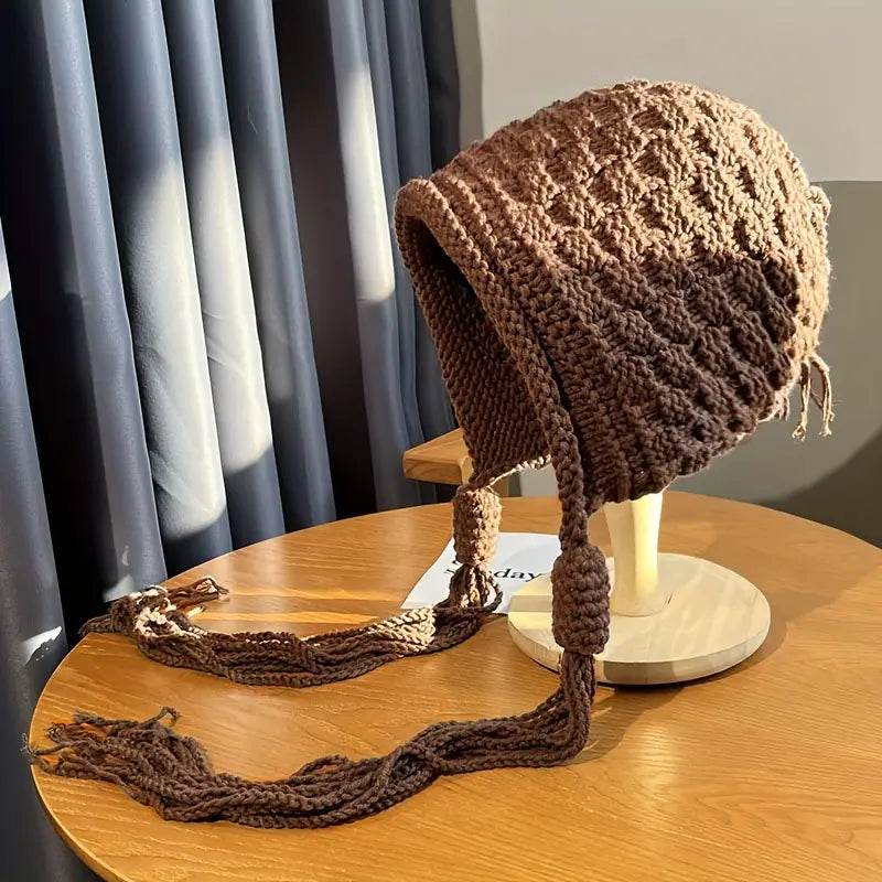 Cozy Knit Ear-Warming Hat for Winter Chic