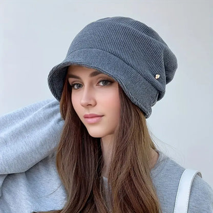 Cozy Knitted Ear Protection Hat for Chic Travels