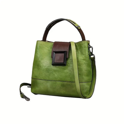 Vintage Leather Crossbody Bag for Stylish Women