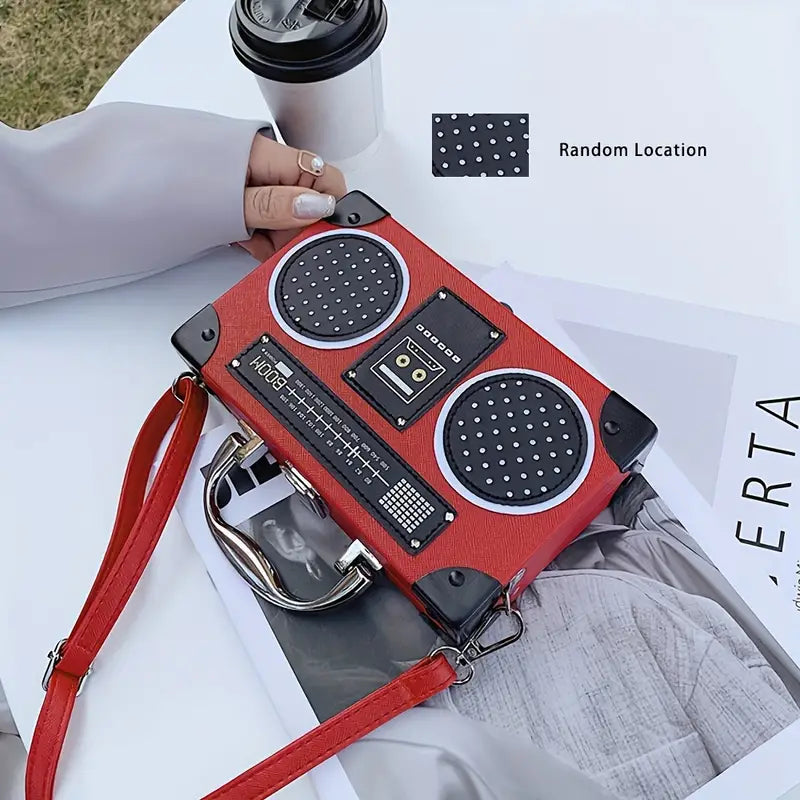 Retro Radio Crossbody Bag – Chic and Stylish!