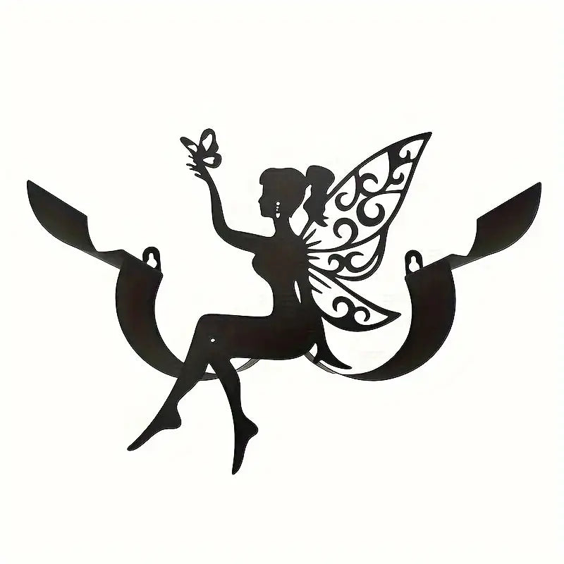 Charming Wall-Mounted Fairy Toilet Paper Holder